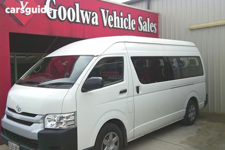 White 2017 Toyota HiAce Bus Commuter