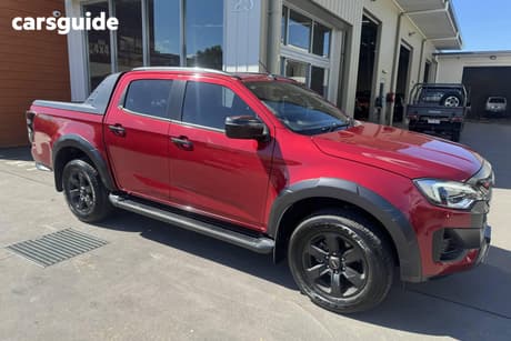 Red 2024 Isuzu D-MAX Crew Cab Utility X-Terrain (4X4)