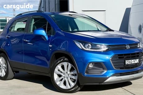 Blue 2017 Holden Trax Wagon Lt