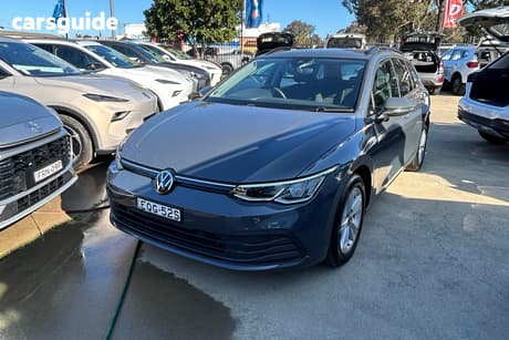 Grey 2021 Volkswagen Golf Wagon 110Tsi