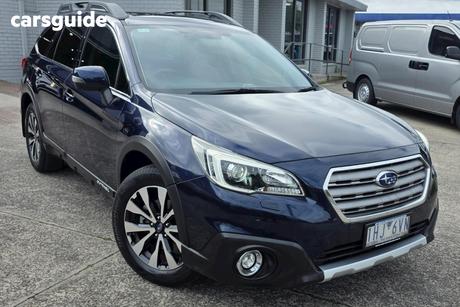 Blue 2016 Subaru Outback Wagon 2.5I Premium