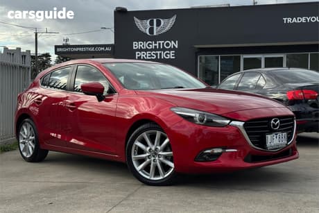 Red 2016 Mazda 3 Hatchback Sp25 Gt
