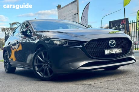 Grey 2020 Mazda 3 Hatchback G20 Touring