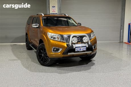 Orange 2016 Nissan Navara Dual Cab Utility St-X