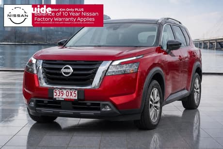 Red 2024 Nissan Pathfinder Wagon Ti (2Wd)