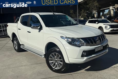 White 2018 Mitsubishi Triton Dual Cab Utility Gls (4X4)