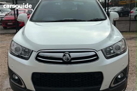 White 2014 Holden Captiva Wagon 7 Ltz (4X4)