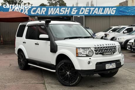 White 2012 Land Rover Discovery 4 Wagon 2.7 Tdv6