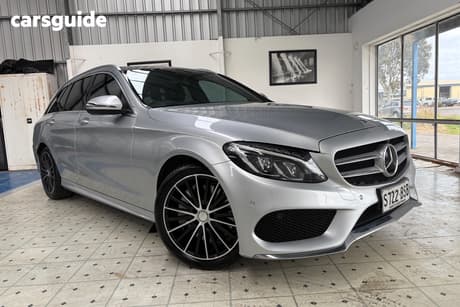 Silver 2016 Mercedes-Benz C250 Wagon D