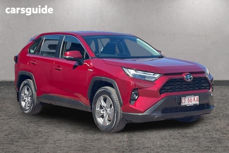 Red 2024 Toyota RAV4 Wagon Gx (Awd) Hybrid