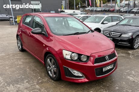 Red 2014 Holden Barina Hatchback Rs