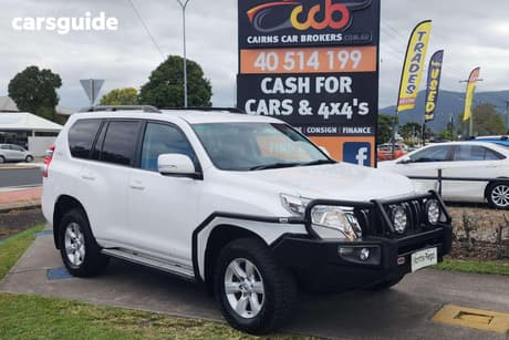 White 2015 Toyota Landcruiser Prado Wagon Gxl (4X4)