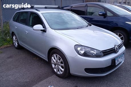 Silver 2012 Volkswagen Golf Wagon 90 Tsi Trendline