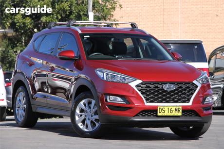 Red 2018 Hyundai Tucson Wagon Active X (Fwd)