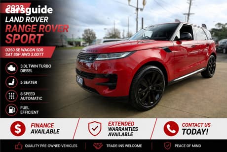 Red 2023 Land Rover Range Rover Sport Wagon D250 Se (183Kw)