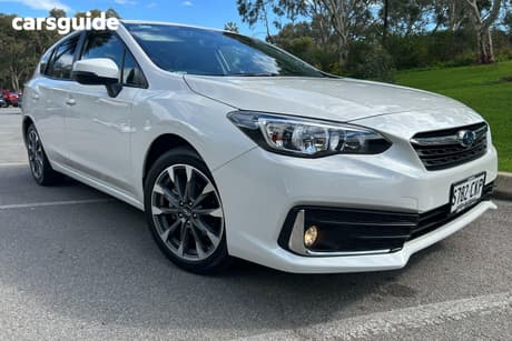 White 2021 Subaru Impreza Hatchback 2.0I-L (Awd)