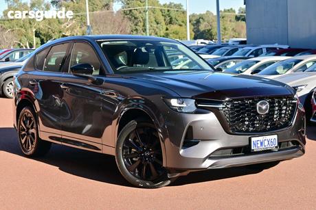 Grey 2025 Mazda CX-60 Wagon P50E Gt Phev