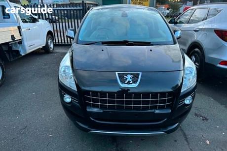 Black 2011 Peugeot 3008 Wagon Xte 1.6 Turbo