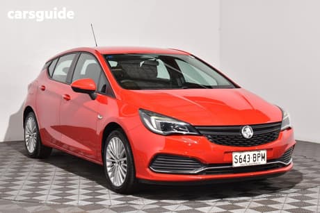 Red 2016 Holden Astra Hatchback R