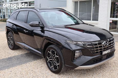 Black 2022 Hyundai Tucson Wagon N Line (Fwd)