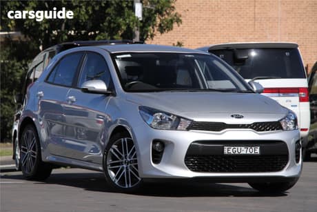 Silver 2019 Kia RIO Hatchback Sport