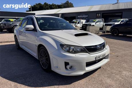 White 2010 Subaru Impreza Sedan Wrx (Awd)
