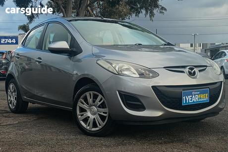 Silver 2013 Mazda 2 Hatchback Neo