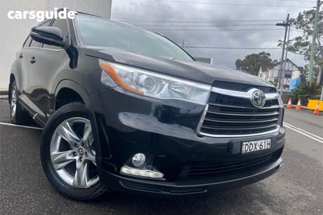 Black 2016 Toyota Kluger Wagon Grande (4X4)