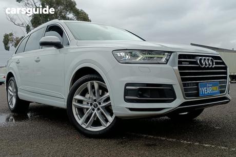 White 2016 Audi Q7 Wagon 3.0 Tdi Quattro (160Kw)