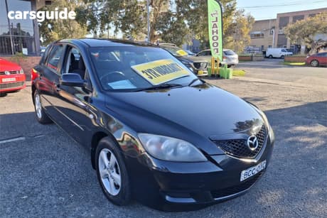 Black 2007 Mazda 3 Hatchback Maxx