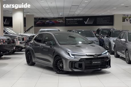 Silver 2025 Toyota GR Corolla Hatchback Gts