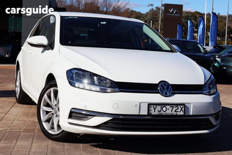 White 2019 Volkswagen Golf Hatchback 110 Tsi Comfortline
