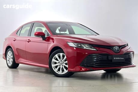 Red 2021 Toyota Camry Sedan Ascent