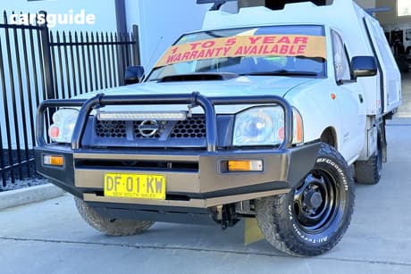 White 2009 Nissan Navara Cab Chassis Dx