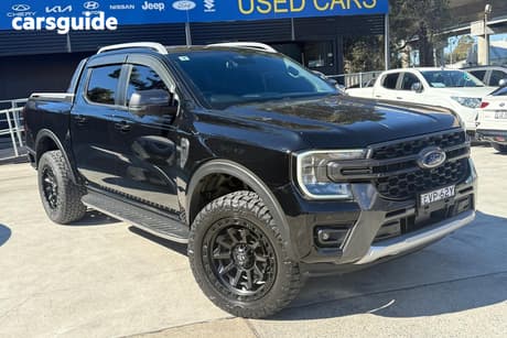 Black 2022 Ford Ranger Double Cab Pick Up Wildtrak 3.0 (4X4)