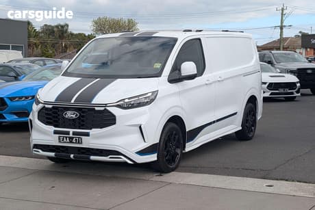 White 2025 Ford Transit Custom Van Sport (Swb)