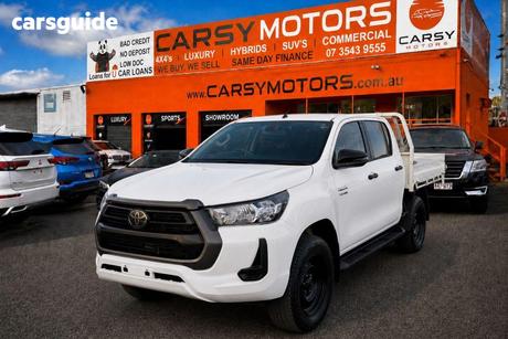 White 2020 Toyota Hilux X Cab Cab Chassis Sr (4X4)