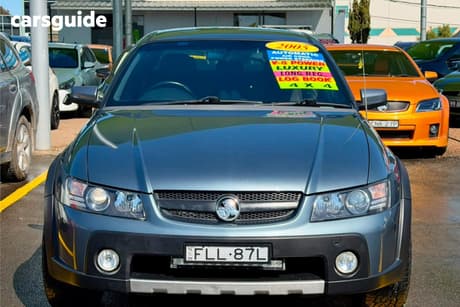 Grey 2005 Holden Crewman Crew Cab Utility Cross 8