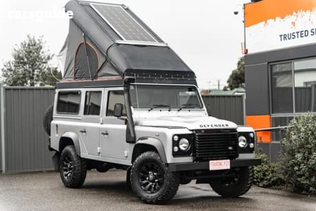 Silver 2015 Land Rover Defender Wagon 110 (4X4)