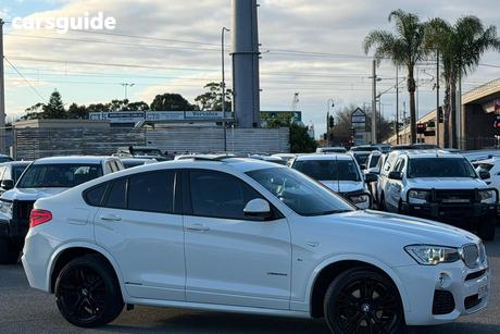 White 2016 BMW X4 Coupe Xdrive 35D