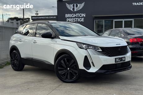 White 2021 Peugeot 3008 Wagon Gt Sport 1.6 Thp