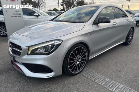 Silver 2018 Mercedes-Benz CLA250 Coupe Sport 4Matic