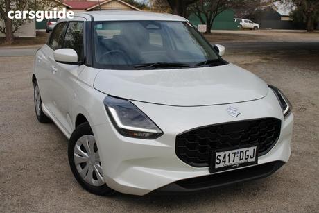 White 2025 Suzuki Swift Hatchback Hybrid