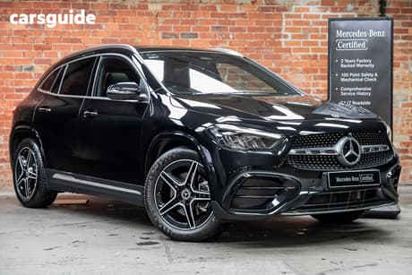 Black 2025 Mercedes-Benz GLA200 Wagon 200