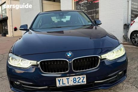 Blue 2017 BMW 330I Sedan Sport Line
