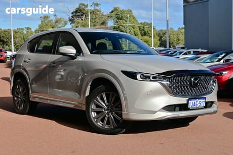 Silver 2026 Mazda CX-5 Wagon G35 Akera Turbo (Awd)