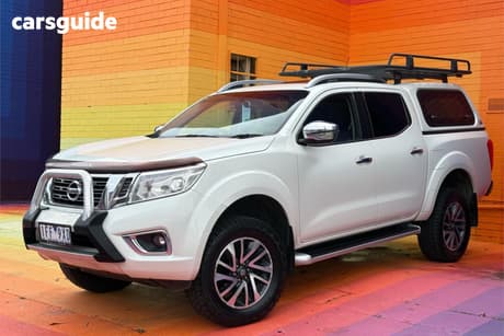 White 2015 Nissan Navara Dual Cab Utility St-X (4X4)