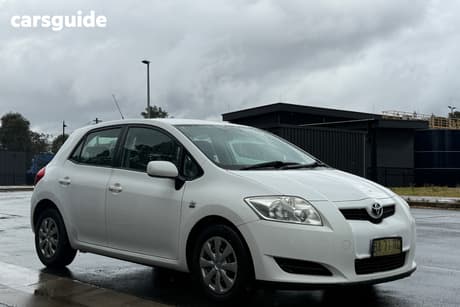White 2007 Toyota Corolla Hatchback Levin Zr