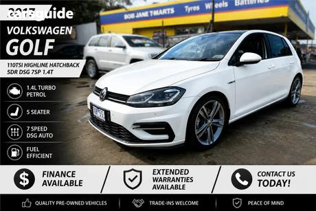 White 2017 Volkswagen Golf Hatchback 110 Tsi Highline