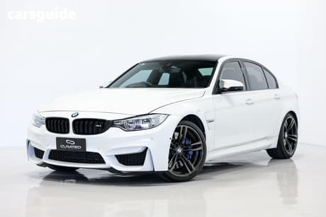 White 2014 BMW M3 Sedan F80